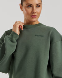 Comfort Oversized Crew Neck | Sage