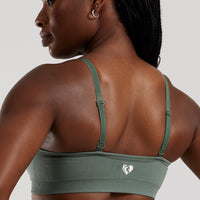 Define 2.0 Seamless Scrunch Bralette | Sage
