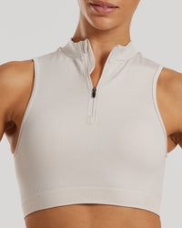 Motion Seamless 1/4 Zip Tank | Stone