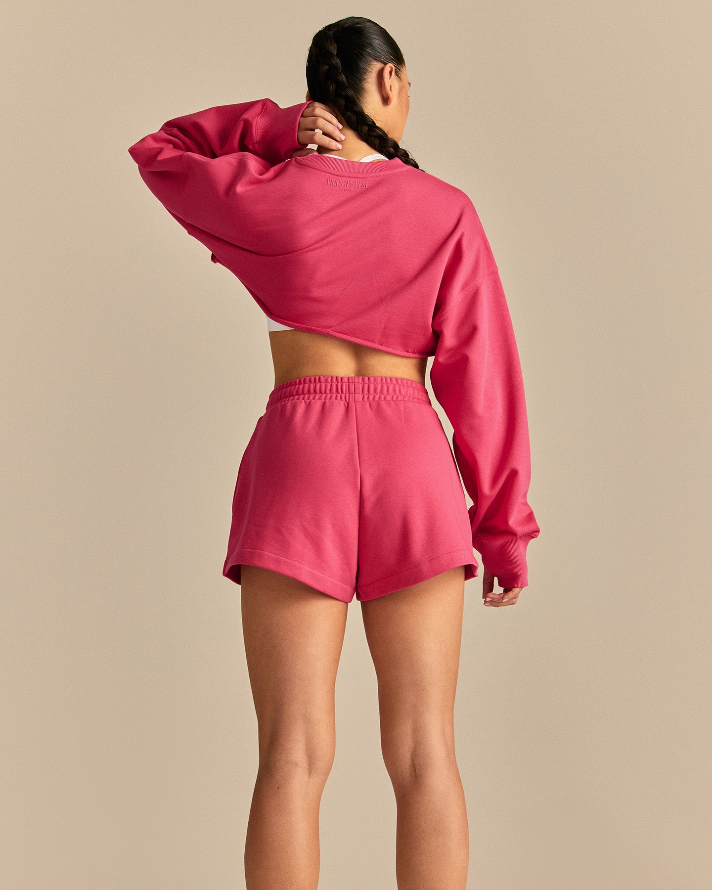 Comfort Pump Cover Ultra Cropped Sweat | Watermelon