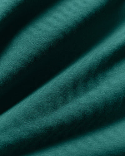 Comfort Lightweight Raw Edge Oversized Crew Neck | Eden Green