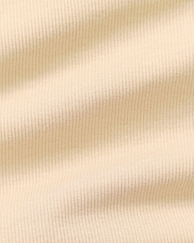 Comfort Ribbed Cropped T-Shirt | Coconut White