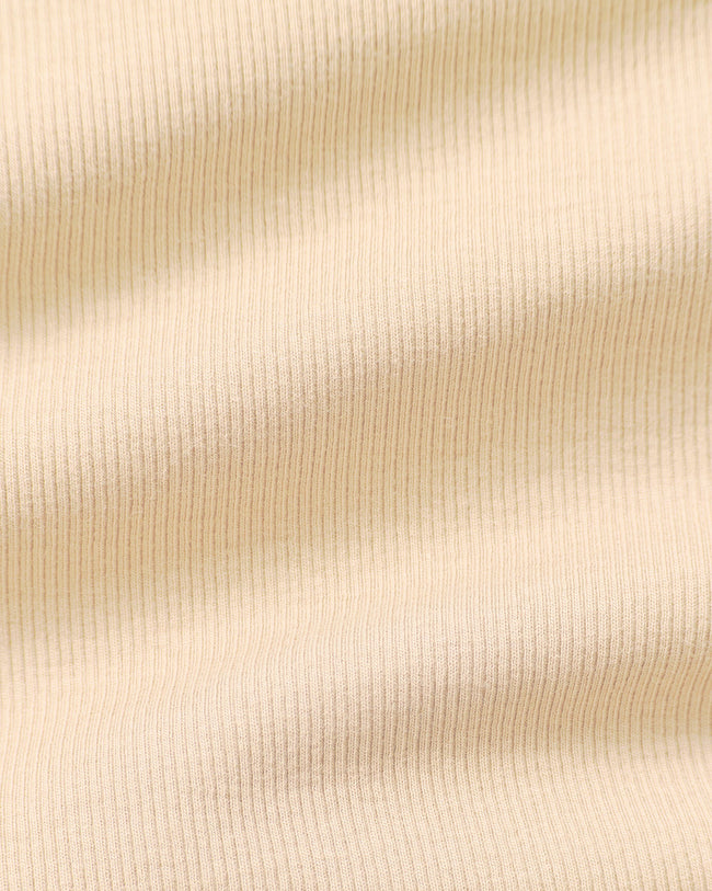 Comfort Ribbed Cropped T-Shirt | Coconut White