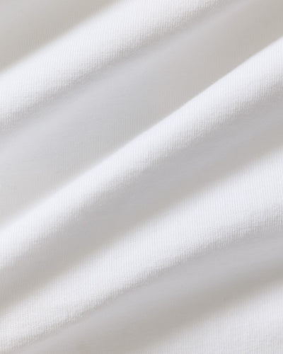 Comfort Pump Cover Ultra Cropped Sweat | White