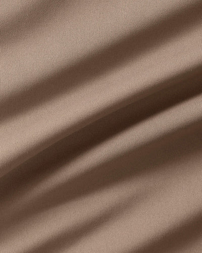 Essential Twist Front Halter Bra | Taupe Grey