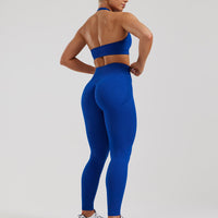 Motion Seamless Scrunch Leggings | Galactic Blue