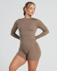 Motion Seamless Long Sleeve Midi Top | Caribou