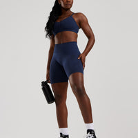 Define 2.0 Seamless Scrunch Bralette | Sapphire Blue