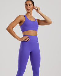 Power Seamless 7/8 Leggings | Purple Flash