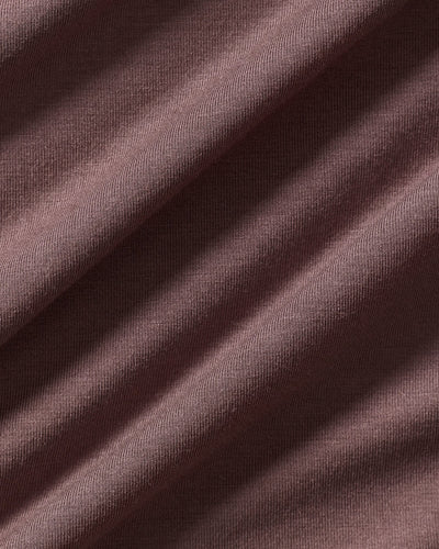 Smooth Contour Midi Short Sleeve T-Shirt | Deep Mocha