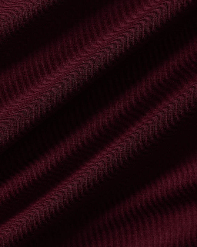 Smooth Contour Long Sleeve Reversible T-Shirt | Merlot