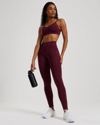 Define 2.0 Seamless Scrunch Bralette | Dark Cherry