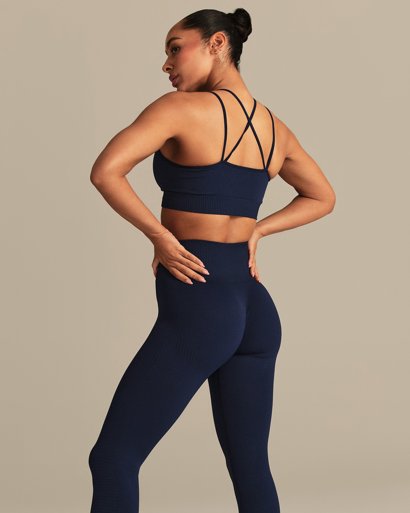 Power Seamless Scrunch Leggings | Sapphire Blue