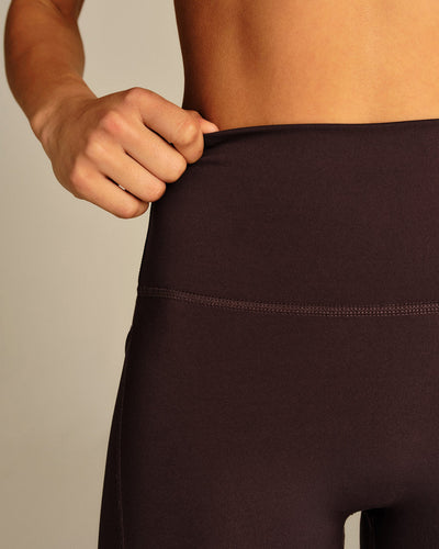 Essential High Waist Cycling Shorts with Pockets | Cafe Noir
