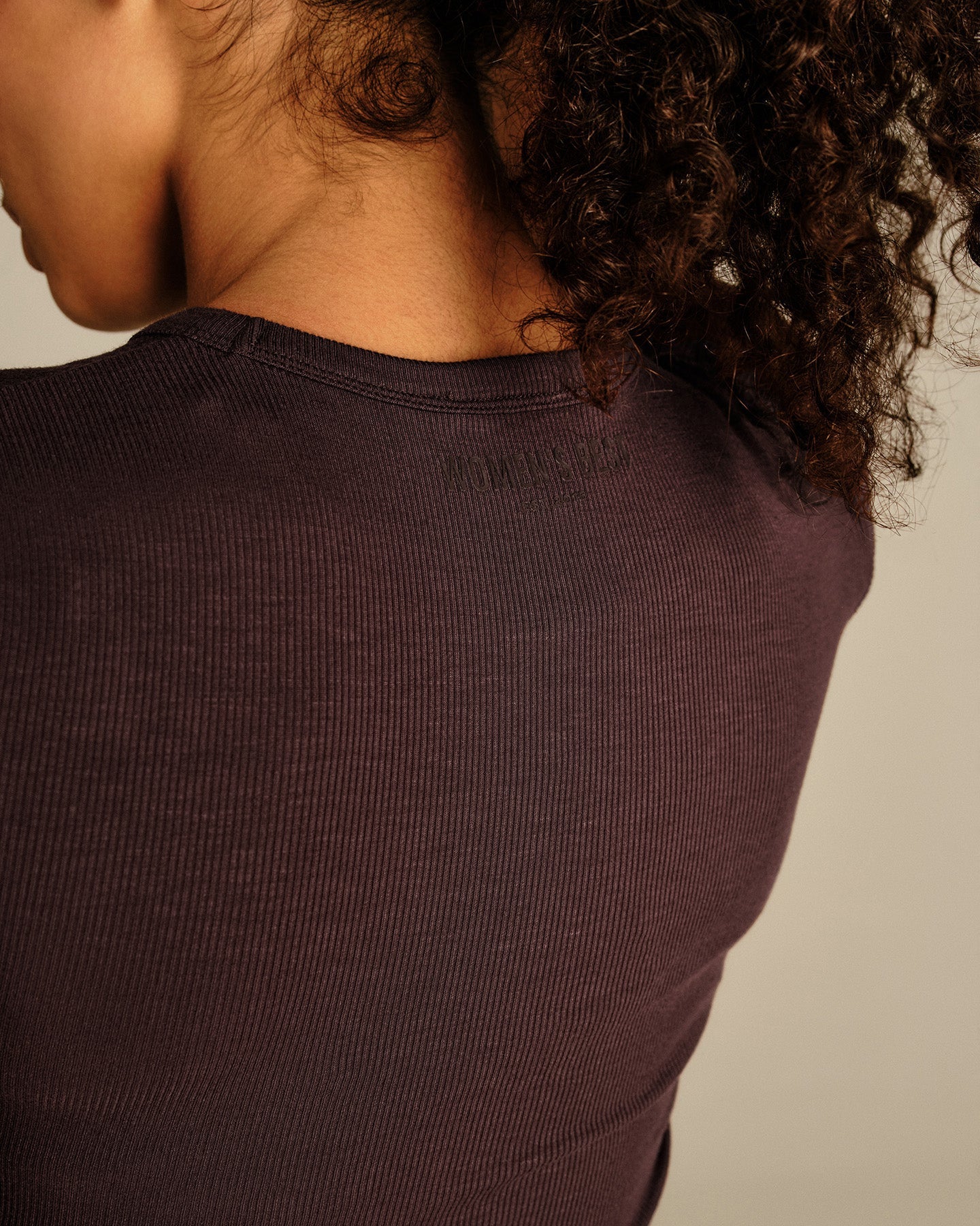 Comfort Ribbed Cropped T-Shirt | Cafe Noir