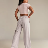 Comfort Graphic Ribbed Baby T-Shirt | Ballet Pink