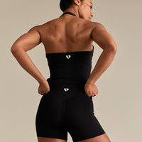 Essential Halter Tank | Black