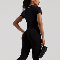 Essential High Waist Leggings | Black