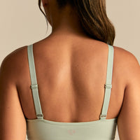 Power Built-In Bra Tank | Calming Green (6/6)