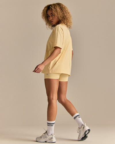 Comfort WB Logo Oversized Short Sleeve T-Shirt | Buttercup
