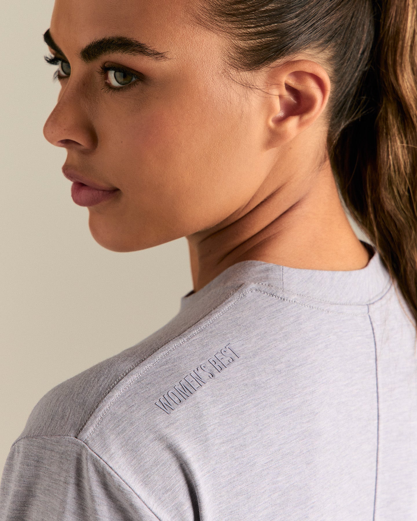 Comfort Oversized Hook Up T-Shirt | Silver Grey Marl