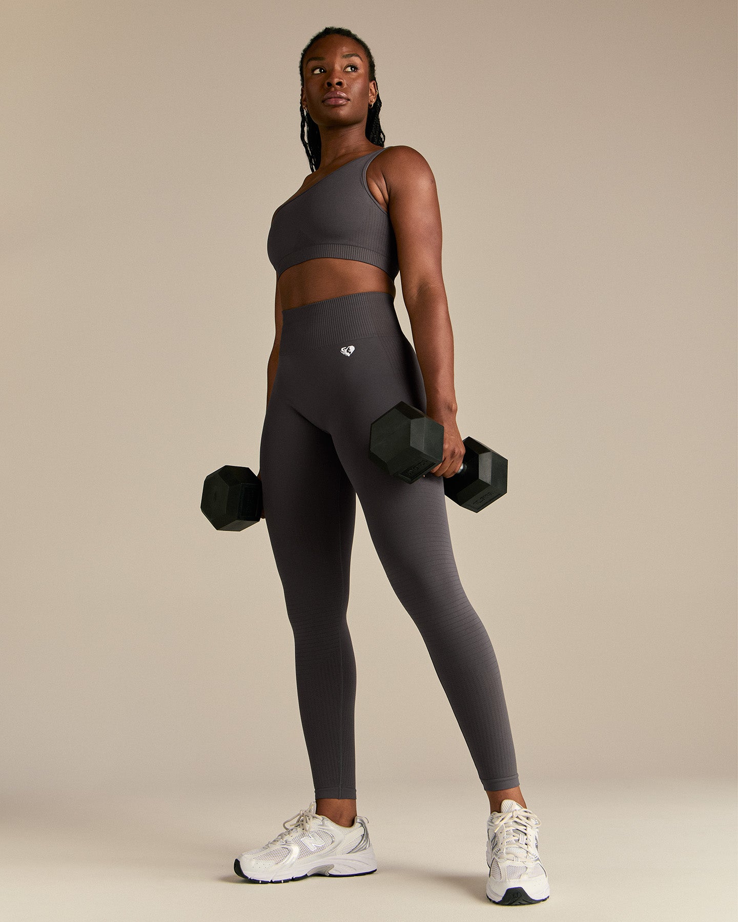 Power Seamless Scrunch Leggings | Graphite