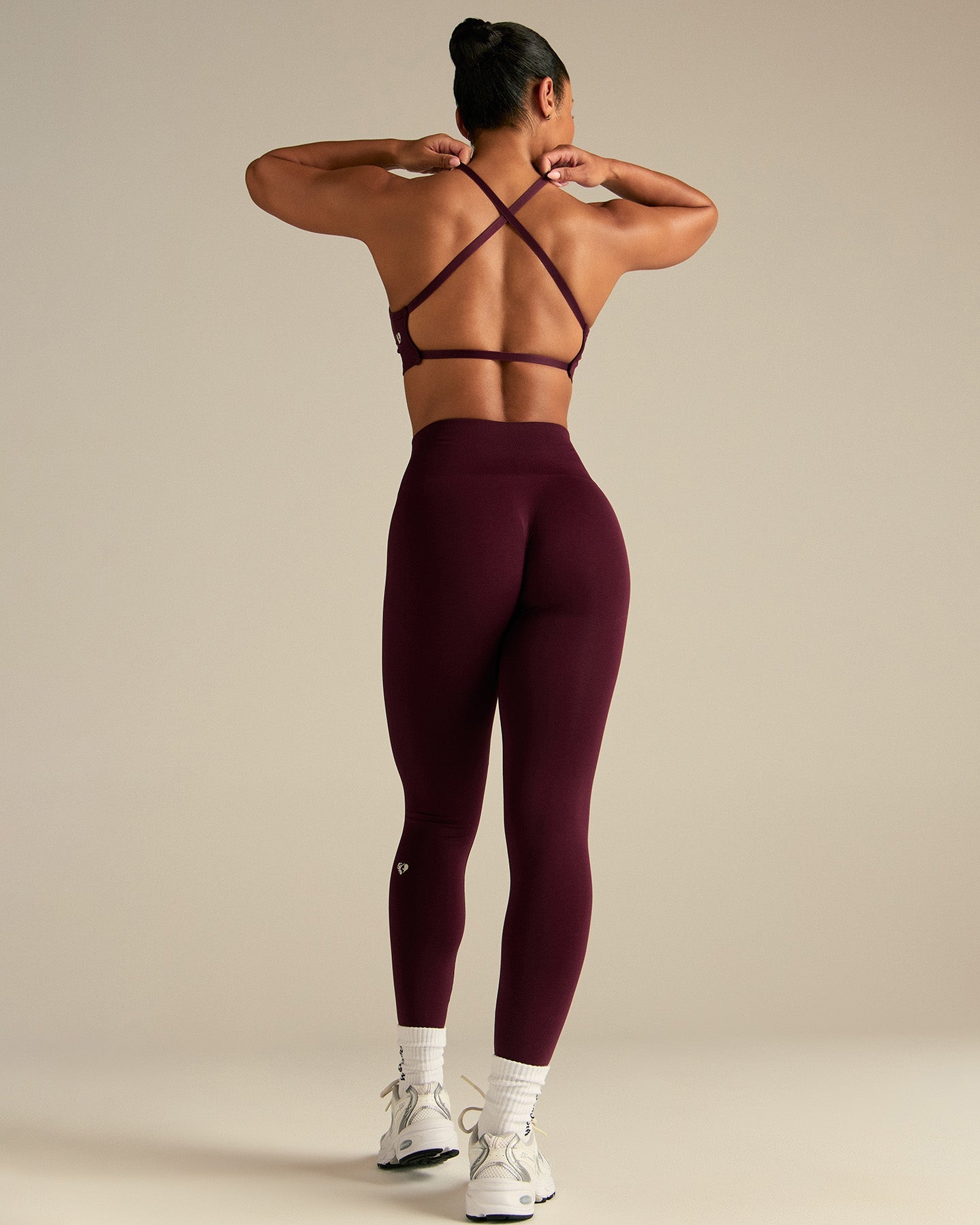 Define 2.0 Seamless Cross Back Bra | Merlot