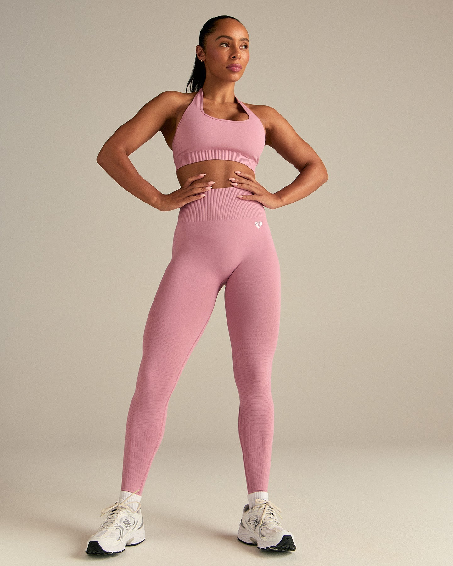 Power Seamless Leggings | Blush Pink