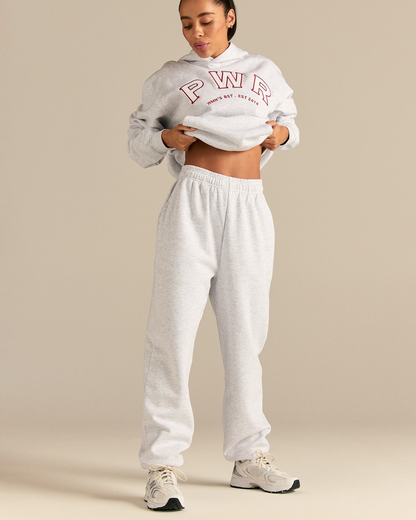 Comfort Joggers | Light Grey Marl