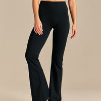 FormFlex High Waist Flared Pants | Black (1/6)