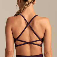 Define 2.0 Double Cross Back Bra | Blackberry (2/6)