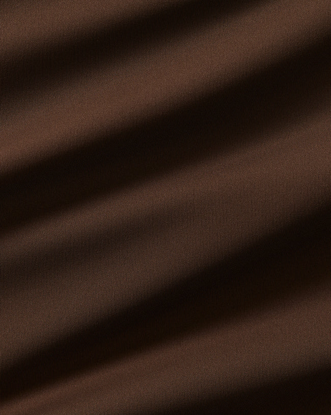 Essential Cropped Short Sleeve Tee | Cocoa