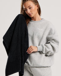 Large Sweat Towel | Black