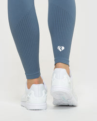 Power Seamless Leggings | Smoke Blue