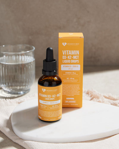 Vitamin D3 + K2 + MCT Liquid Drops (2,000IU)