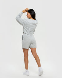 Comfort Shorts | Silver Grey Marl
