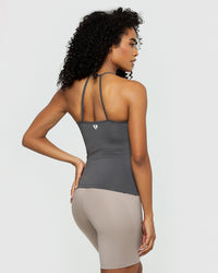 Essential Built-in Bra Tank | Graphite