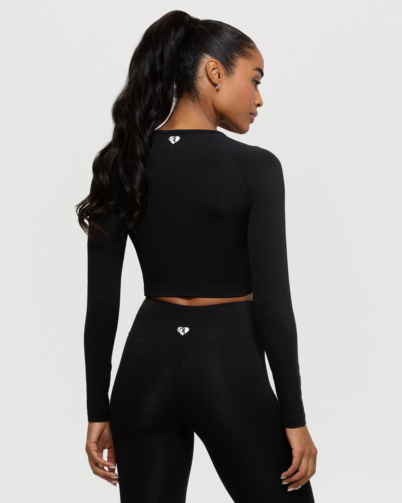 Cosmolle Long Sleeve Workout Crop … curated on LTK