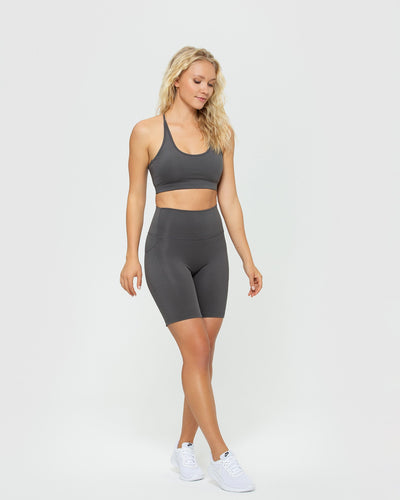 Essential Cycling Shorts with Pockets Graphite