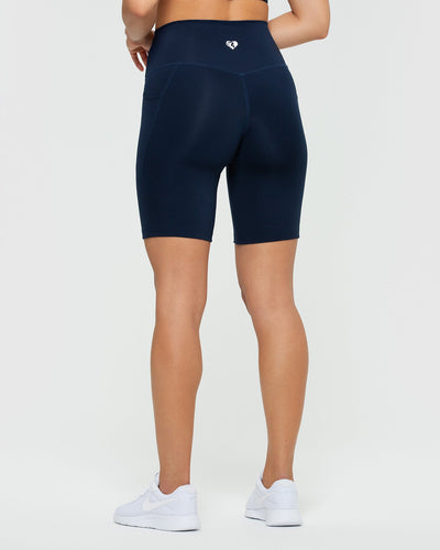 Essential Cycling Shorts with Pockets Sapphire Blue Women s Best