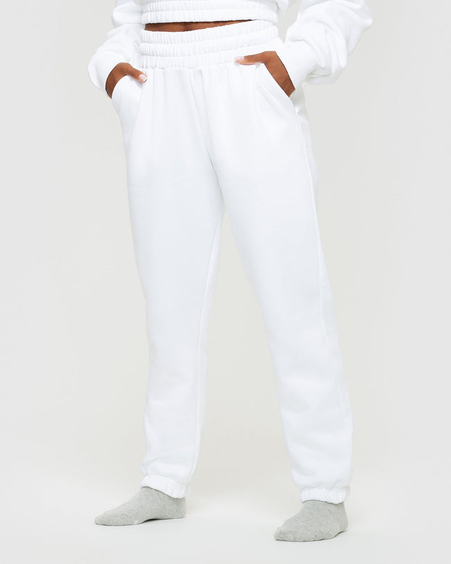 White womens jogger pants cheap