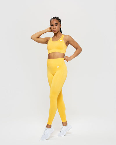 Gymshark yellow set hot sale