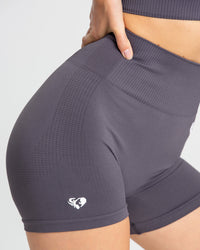 Power Seamless Shorts | Charcoal
