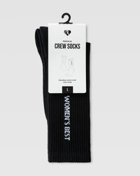 Crew Socks (1PK) | Black
